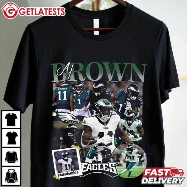 A J Brown Philadelphia Eagles NFL T Shirt (3)