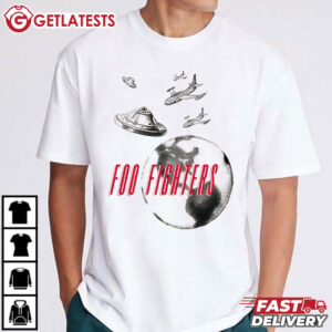 Foo Fighters UFO Planes T Shirt