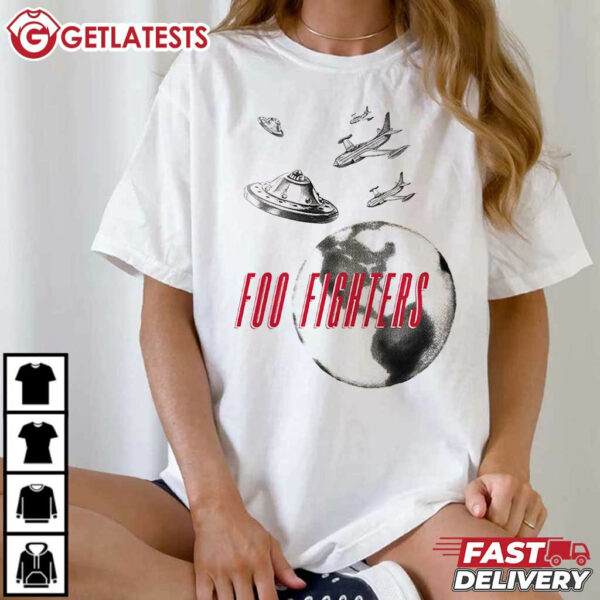 Foo Fighters UFO Planes T Shirt