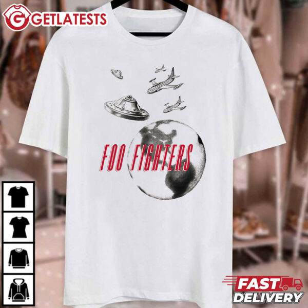 Foo Fighters UFO Planes T Shirt