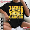 In September We Wear Gold Tackle Football Childhood Cancer Gold Ribbon T Shirt