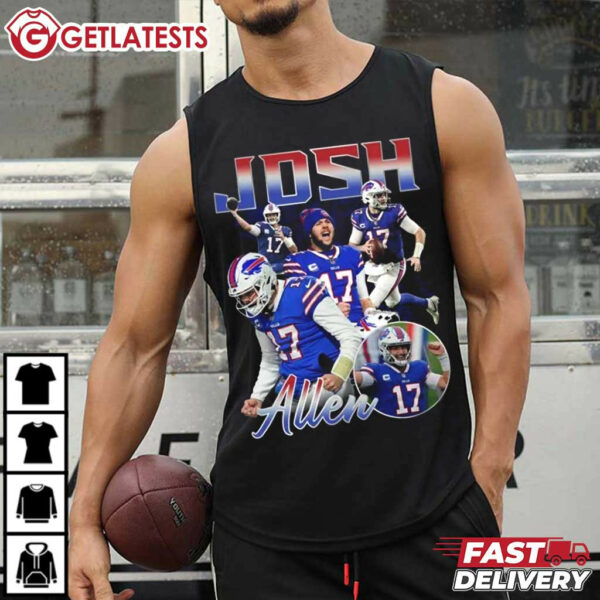 Josh Allen Buffalo Bills American Football NFL T Shirt (4)