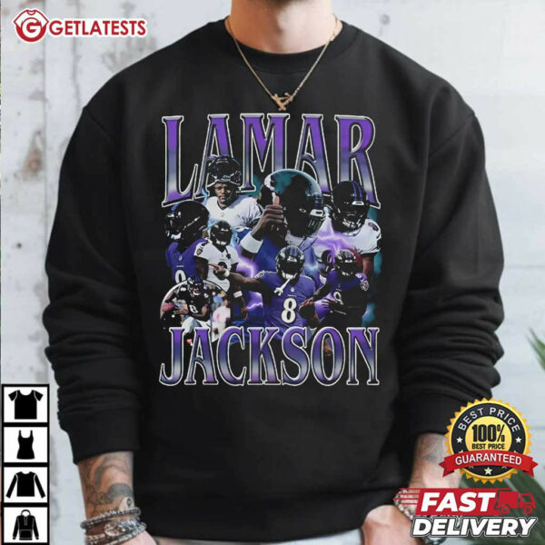 Lamar Jackson American Football NFL Shirt (5)