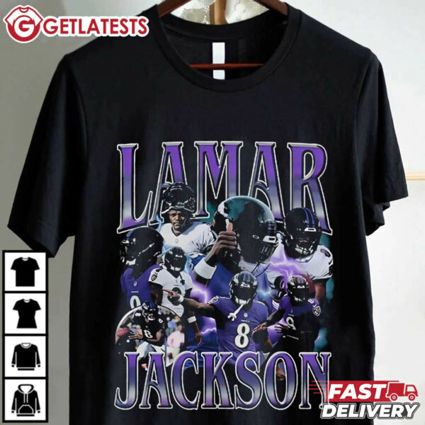 Lamar Jackson American Football NFL Shirt (7)