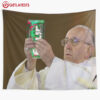 The Pope Four Loko Meme Sprite Wall Tapestry