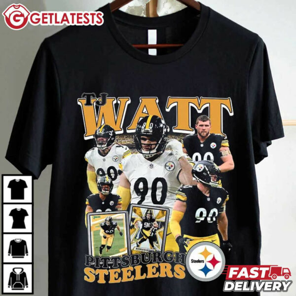 TJ Watt Pittsburgh Steelers American Football NFL Shirt (3)