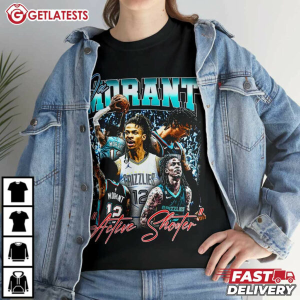 Ja Morant American Professional Basketball NBA T Shirt (2)