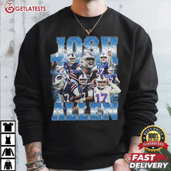 Josh Allen Buffalo Bills NFL Football Graphic T Shirt (4)