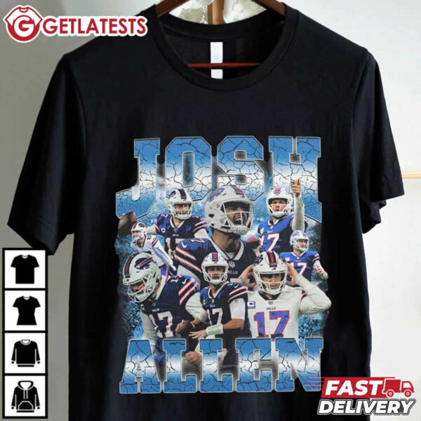 Josh Allen Buffalo Bills NFL Football Graphic T Shirt (2)