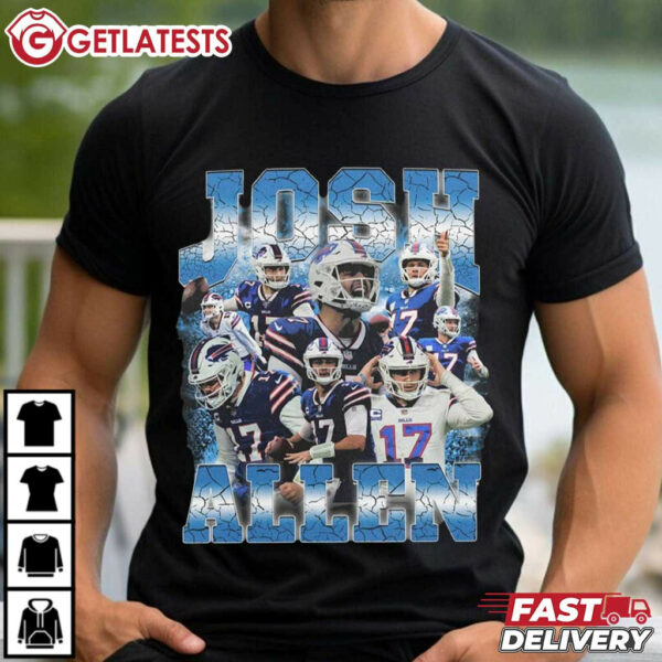 Josh Allen Buffalo Bills NFL Football Graphic T Shirt (3)