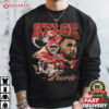 Travis Kelce American Football NFL Retro Graphic Shirt (4)