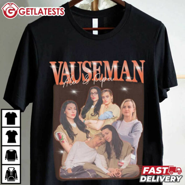 Vauseman Alex and Piper Orange is the New Black Movie T Shirt (1)