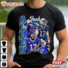 Josh Allen Buffalo Bills NFL Retro Graphic T Shirt (1)