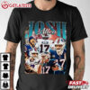 Josh Allen American Football NFL Retro Graphic T Shirt (3)