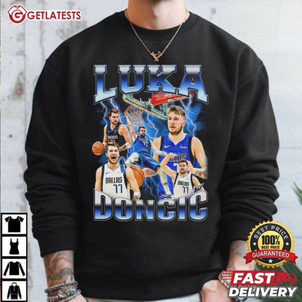 Luka Doncic Dallas Mavericks NBA Basketball T Shirt (1)