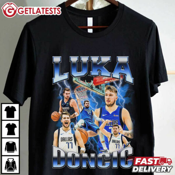 Luka Doncic Dallas Mavericks NBA Basketball T Shirt (3)