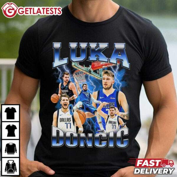 Luka Doncic Dallas Mavericks NBA Basketball T Shirt (4)