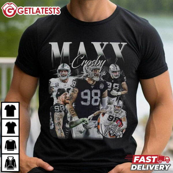 Maxx Crosby Las Vegas Raiders NFL T Shirt (3)