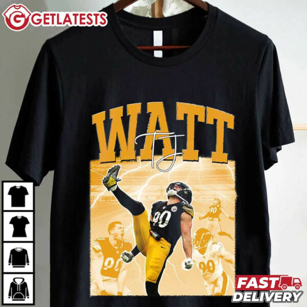 TJ Watt Youth Toddler Pittsburgh Steelers NFL T Shirt (2)