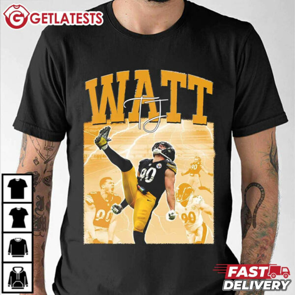 TJ Watt Youth Toddler Pittsburgh Steelers NFL T Shirt (3)