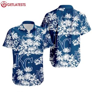 Kansas City Royals Tropical Floral Summer Hawaiian Shirt