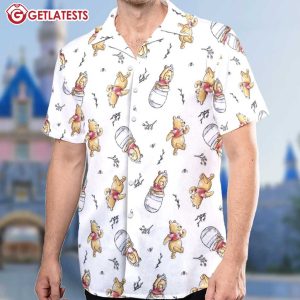 Winnie the Pooh With Honey Hawaiian Shirt And Shorts (1)