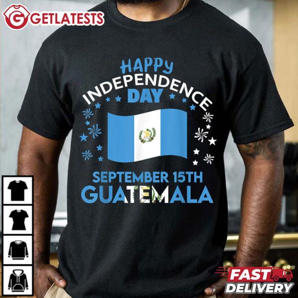 Happy Independence Day September 15th Guatemala T Shirt (3)