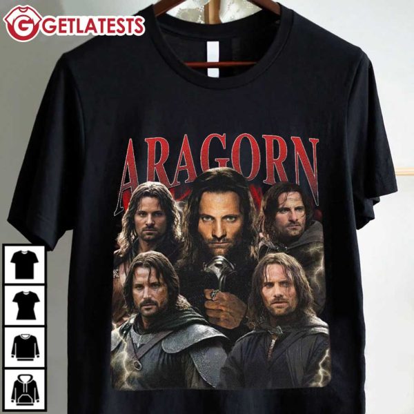 Aragorn The Lord of the Rings Movie T Shirt (2)