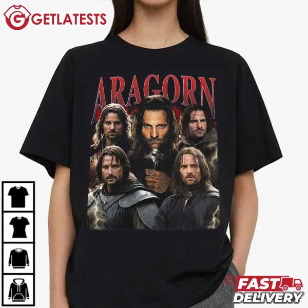 Aragorn The Lord of the Rings Movie T Shirt (4)