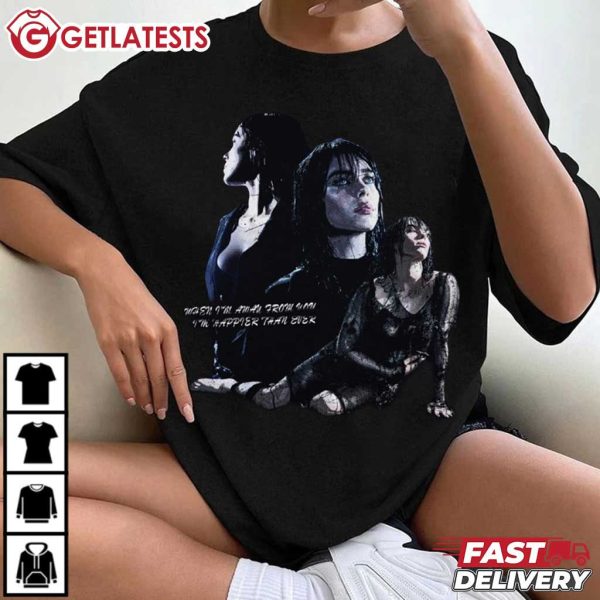 Billie Eilish Happier Than Ever Album Music T Shirt (3)