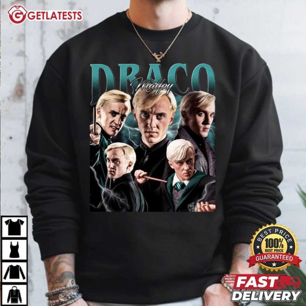 Draco Malfoy Tom Felton Harry Potter Movie Graphic T Shirt (1)