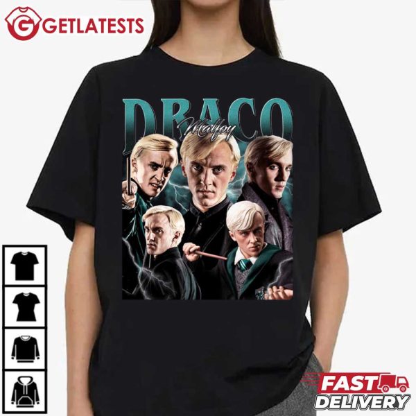 Draco Malfoy Tom Felton Harry Potter Movie Graphic T Shirt (4)