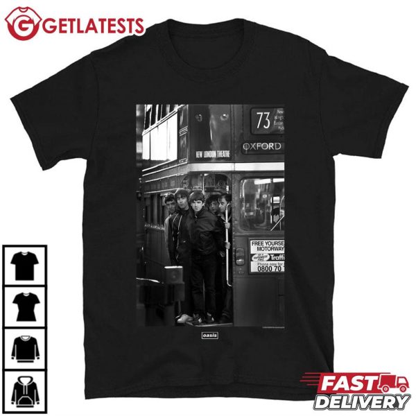 Oasis London Bus Photograph T Shirt