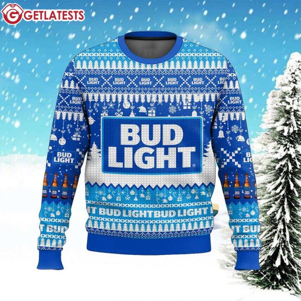 Bud Light Merry Christmas Ugly Sweater