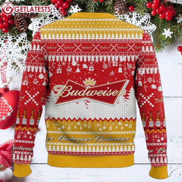 Budweiser Beer Christmas Ugly Sweater