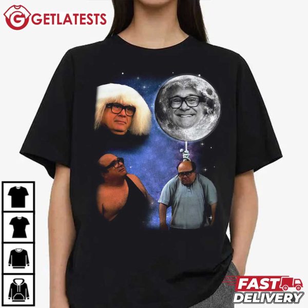 Danny Devito Three Wolf Moon Funny Meme T Shirt (2)