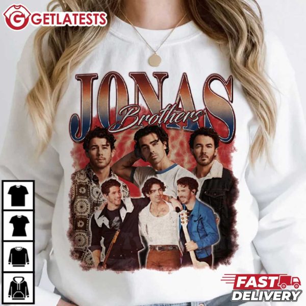 Jonas Brothers Rock Band Music Graphic T Shirt (2)