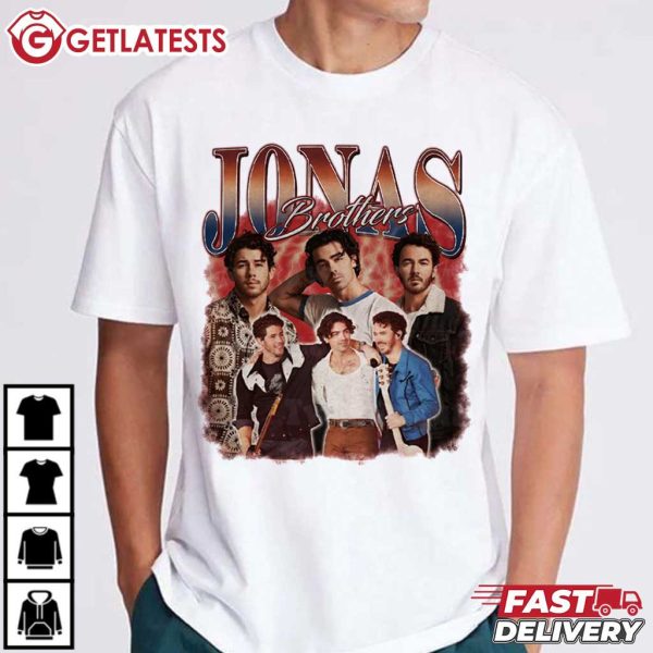 Jonas Brothers Rock Band Music Graphic T Shirt (3)