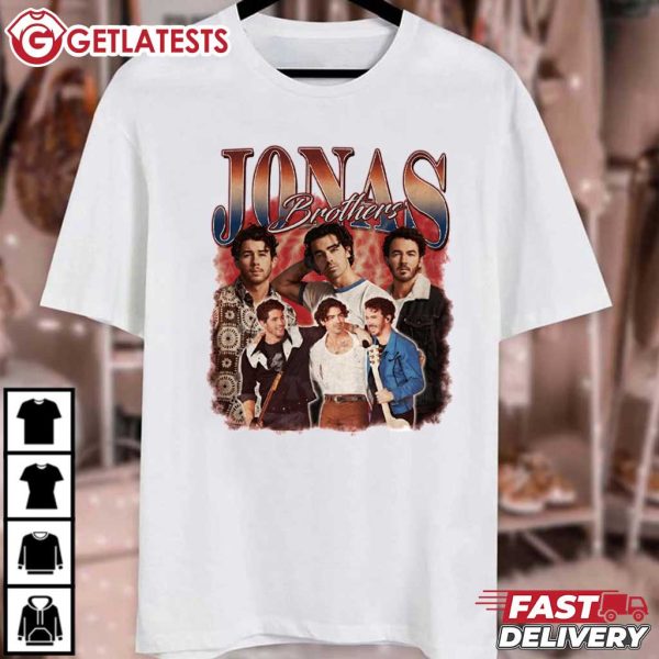 Jonas Brothers Rock Band Music Graphic T Shirt (4)