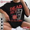 Book To The Bones Dead Set On Reading Halloween T Shirt (1)