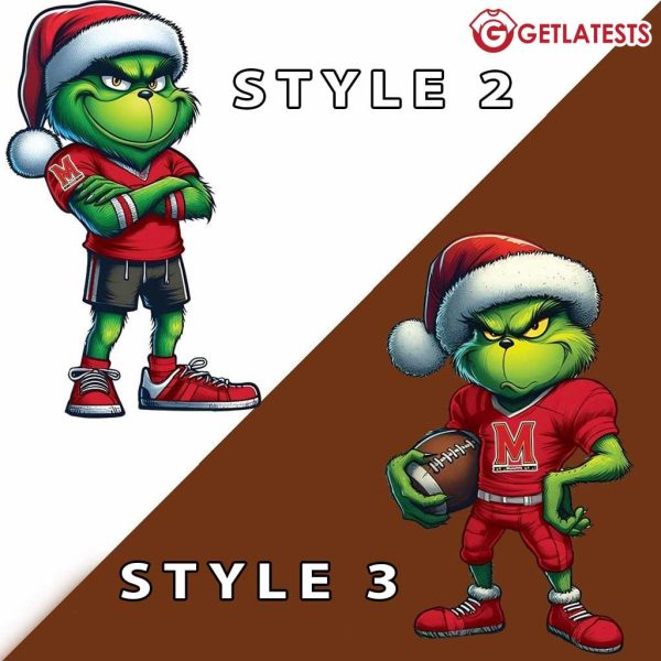 Maryland Terrapins Grinch Custom Style Ugly Sweater (1)