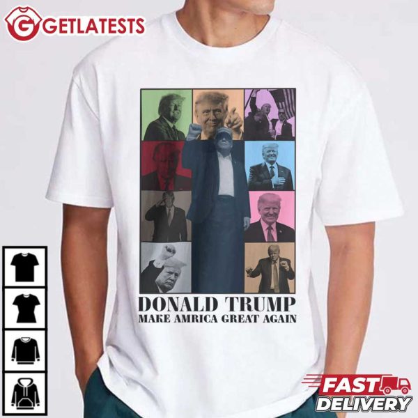 Donald Trump Make America Great Again MAGA The Eras Tour T Shirt (3)