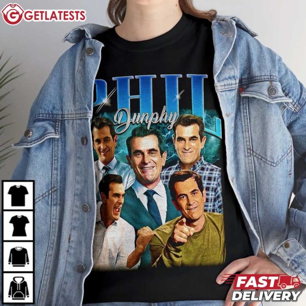 Phil Dunphy Modern Family Graphic Vintage Movie T Shirt (1)