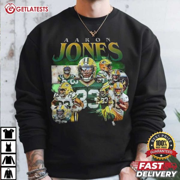 Aaron Jones American Football NFL T Shirt (2)