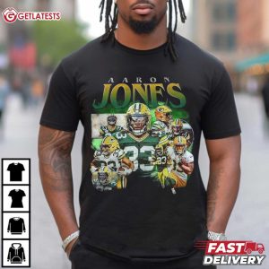 Aaron Jones American Football NFL T Shirt (3)