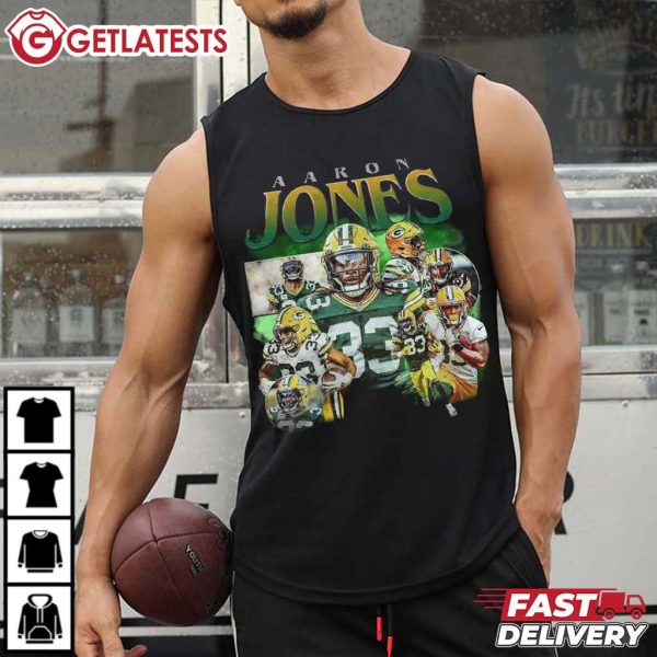 Aaron Jones American Football NFL T Shirt (4)