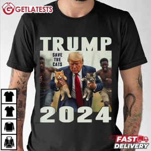 Trump Save Cats 2024 T Shirt