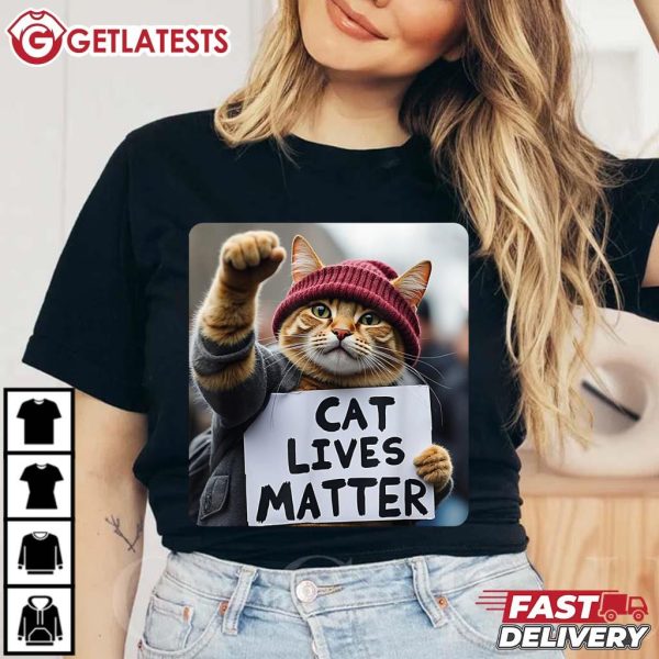 Donald Trump Cat Lives Matter T Shirt