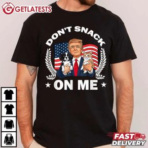 Cat Don’t Snack On Me Trump 2024 Debate T Shirt (3)