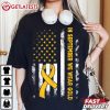 In September We Wear Gold Us Flag Childhood Cancer Awareness T Shirt (1)